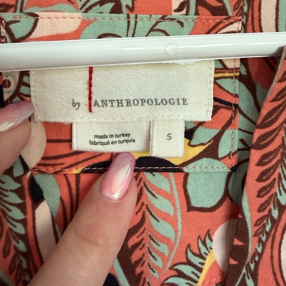 Anthropologie Somerset tiered maxi dress pink floral - S - Picture 4 of 6